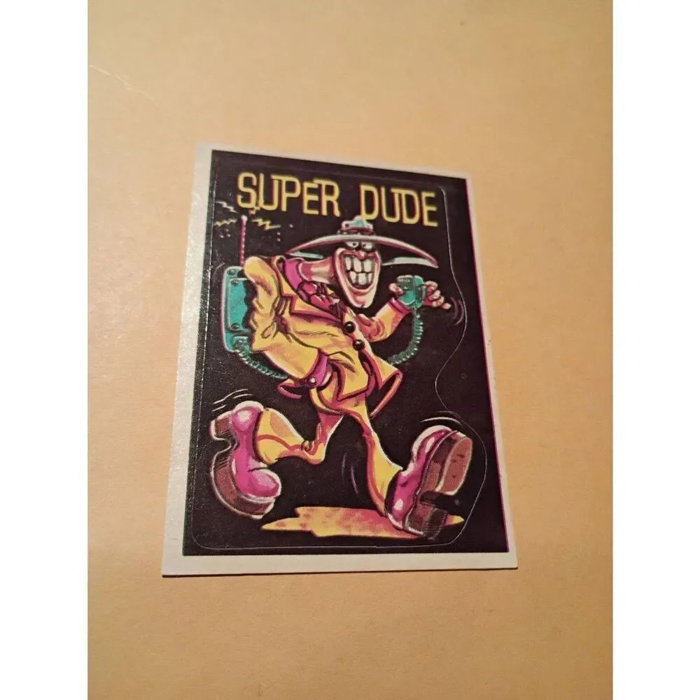 Vintage 1978 Donruss CB Convoy Sticker Trading Card CB Dictionary Super Dude